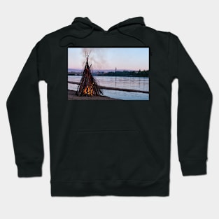 Bonfire on the Kemijoki Hoodie